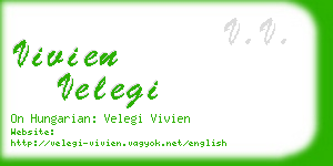 vivien velegi business card